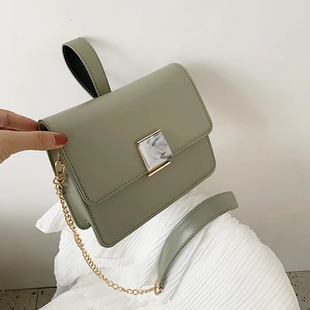

Women's bag 2020 new Hong Kong style retro crossbody bag wild French niche design shoulder bag chain small square bag