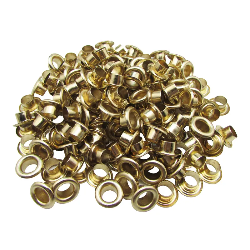 50Pcs+1set tools 3.5-10mm Metal Eyelets with Grommet for Leathercraft Shoe Belt DIY Scrapbooking Cap Bag Tag Clothes Accessories eyelet grommet ring eyelet grommet ring kit grommet eyelet kit