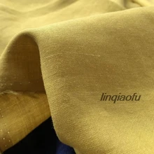 Имбирная рами ткань высокого качества льняное платье cheongsam Одежда Ткань высокого класса льняная ткань