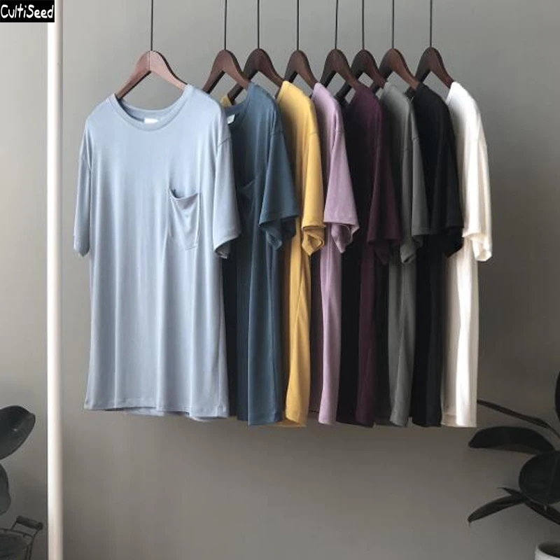

Cultiseed 2020 Summer T-Shirt Tops for Women Female New Fashion Korean Solid Color Casual Basic T-shirt Tees Short Sleeve tshirt