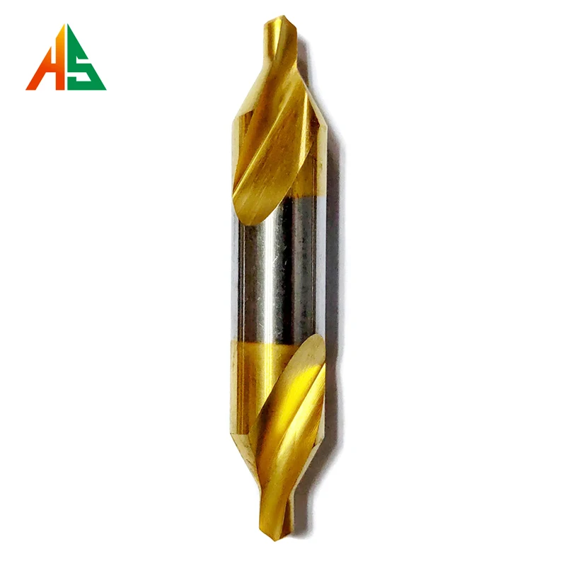 Drill Bit Set Drill Bits Drill Bit Countersink Drill Bit Countersink Drill Drill Cutter Stainless steel Center Drill M35 HSS-Co Cobalt Plated Titanium Coated Spiral Groove Centering Drill Metalworking Hole