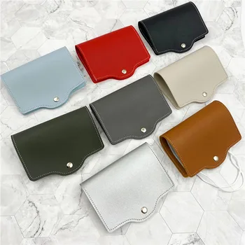 

Portable Leather Mask Storage Clip Environmental Mask Temporary Storage Cover Masque Case Face Mask Storage Box Mask Holder 1PC