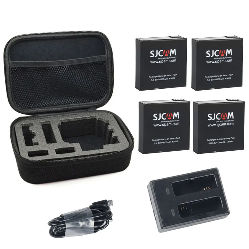SJ8 PRO battery 4+bag+charger