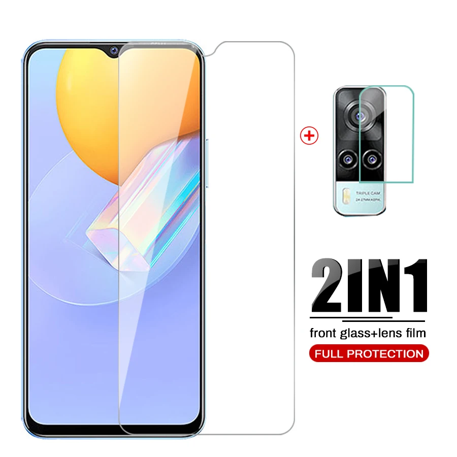 Vivo-funda de vidrio templado para lente de cámara, protector de pantalla antiarañazos de 6,58 pulgadas para vivo y31 y 31 31y V2036