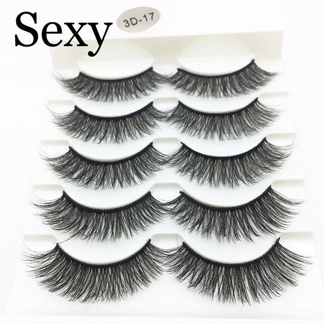 Pairs 3d mink hair false eyelashes natural Long Eye Lashes Wispy Makeup Extension Tools sexy mink eyelashes eye lashes cilios