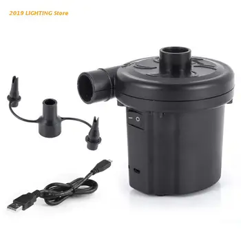 

Portable Ultra-quiet Rechargeable USB Electric Air Pump Quick Fill Inflator Car