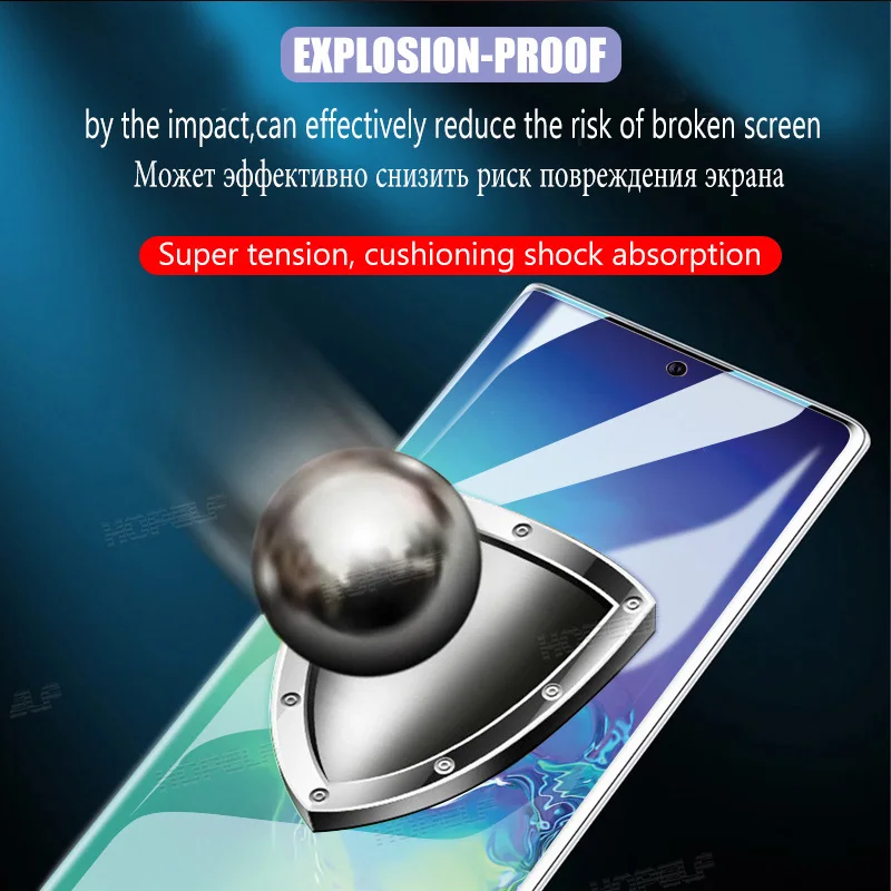 Гидрогелевая пленка для samsung Galaxy S9 S8 S10e S10 Plus Защитная пленка для экрана S9 для samsung Note 8 9 10 Plus pro(не закаленное стекло