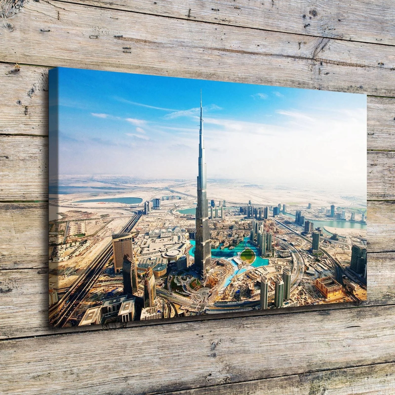 K Burj Khalifa Skyscraper Art Print Home Decor Wall Art Poster