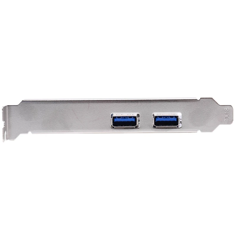 PCIE к 2 портам USB 3 0 плата расширения для настольного ПК 19/20 Pin интерфейс Windows