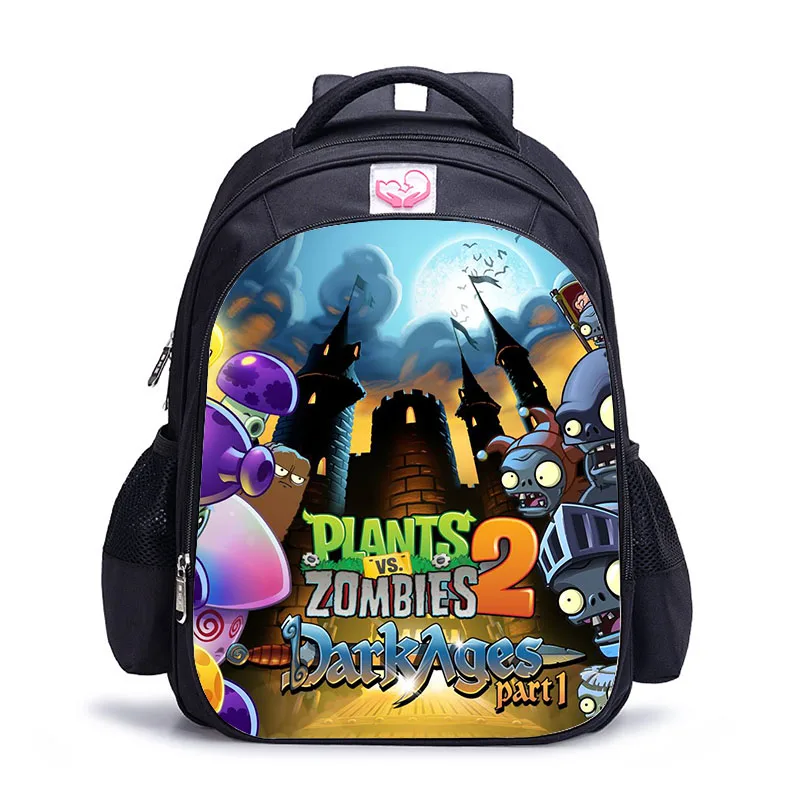 16 дюймов Растения против Зомби детские школьные сумки ортопедические школьный рюкзак для детей мальчиков девочек Mochila Infantil сумки с рисунком - Цвет: 1pc backpack 13