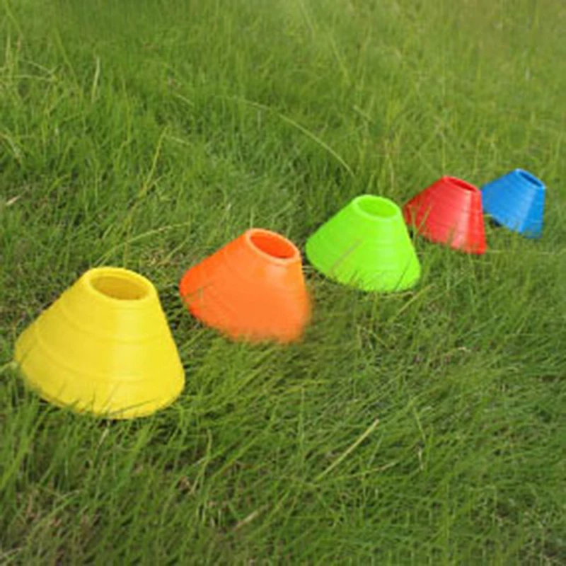 High Quality 5pcs/set Soccer Training Sign Dish Pressure Resistant Cones Marker Discs Bucket Sports Accessories | Спорт и