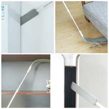 Lengthened Sweeping Rafter Household Bed Cleaning Sweep Wall Dust Long Handle Retractable Gap Dust Removal Brush