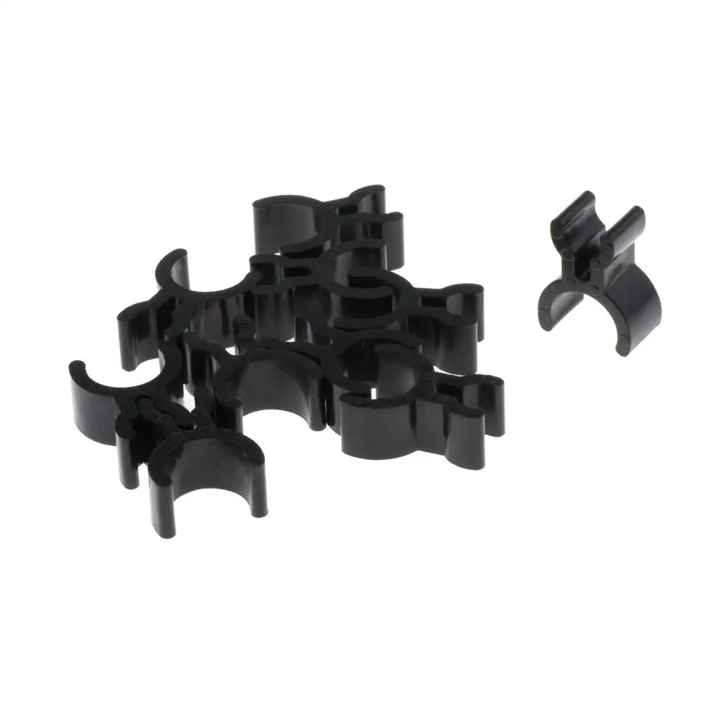 10pcs French Horn Pencil Clips Trumpet Pen Clip Holder Black 2.5 X 1.2cm