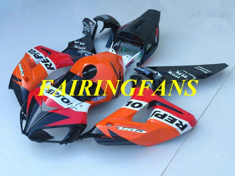 Мотоциклетный вставной обтекатель комплект для HONDA CBR1000RR 06 07 CBR 1000 RR CBR 100RR 2006 2007 REPSOL Обтекатели на кузов+ подарки HB28