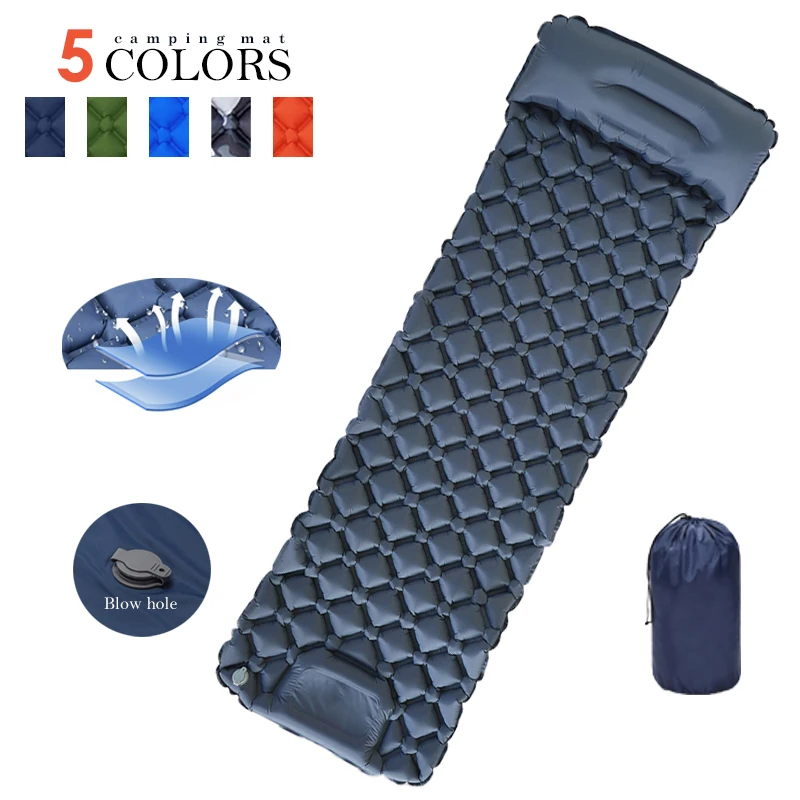 WaterproofCampingSleepingPadInflatableAirMattressesOutdoorMat