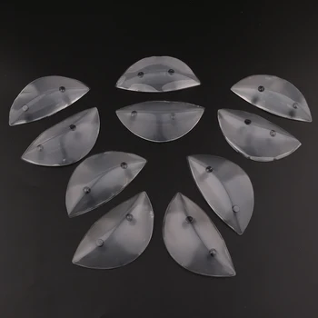 

5 Pairs Gel Arch Support Set Soft Silicone Clear Reusable Pad for Flat Foot Plantar Fasciitis Support Cushioned 8x4.6cm