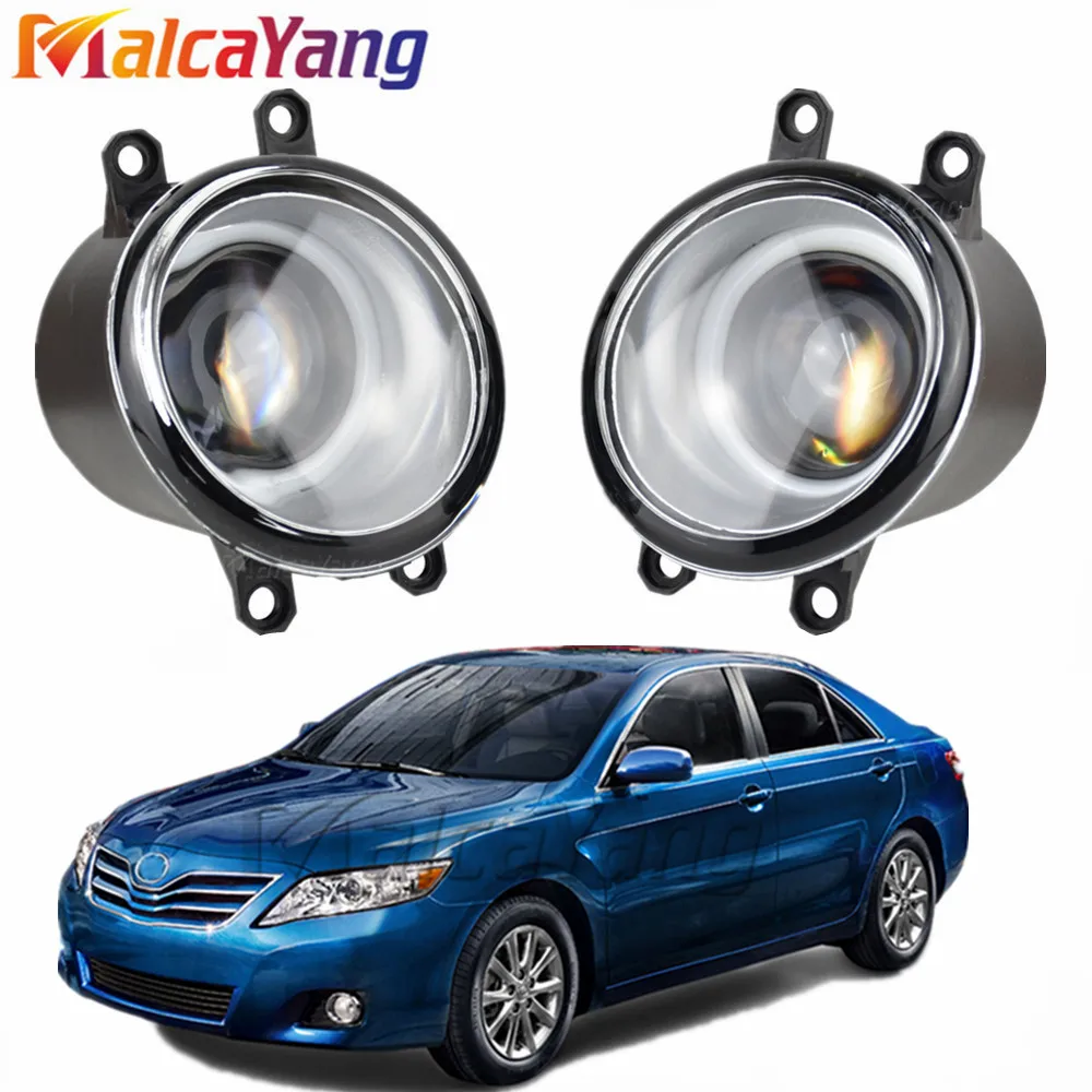 2 шт. светодиодный противотуманный светильник Angel Eye с объективом для Toyota Camry XV40 2006