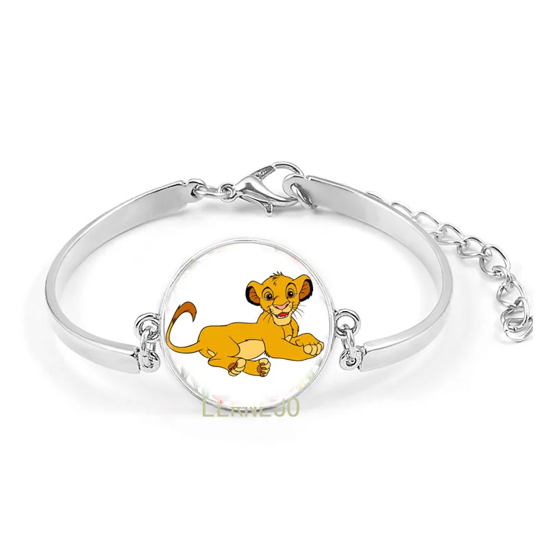 19 Simba Король Лев значок-подвеска ювелирный браслет rey leon le roi Lion Simba baby для детей ювелирные изделия - Окраска металла: 19