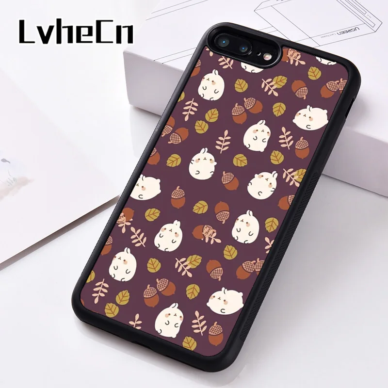 LvheCn силиконовый чехол для телефона iPhone 6 S 7 8 Plus 5 5S SE X XS XR 11 PRO MAX Осенний принт с