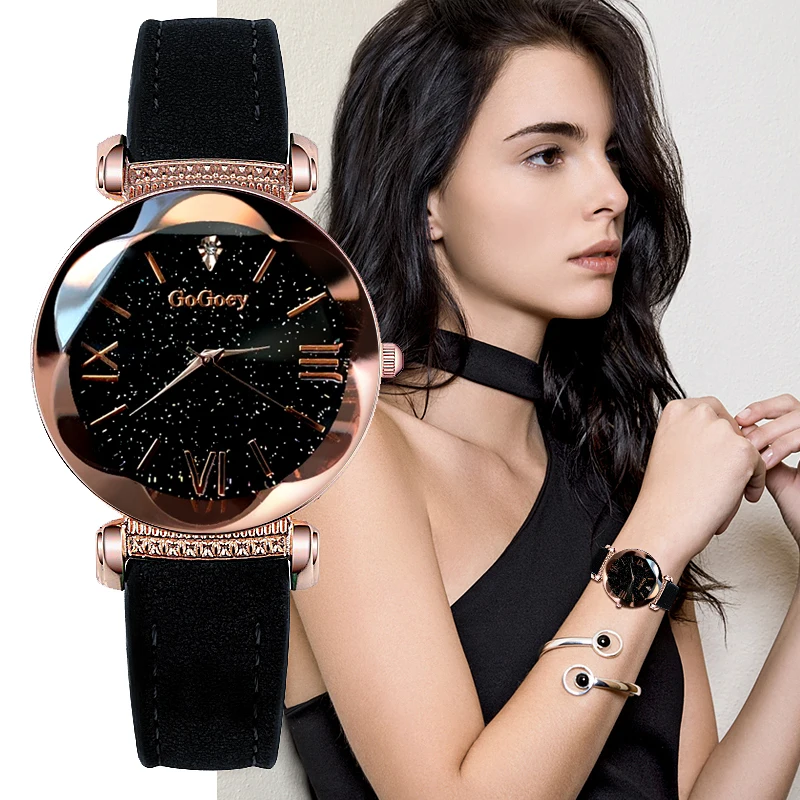 

Women's Watches Gogoey Watch women Ladies Watch Starry Sky Watches For Women montre femme 2019 reloj mujer horloges vrouwen