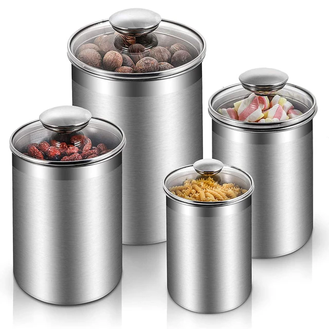 12 Liter Airtight Canister Food Grain Container 304 Stainless Steel