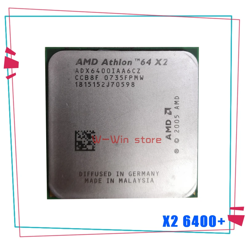 Amd Athlon 64 X2 6400 X2 6400 3 2 Ghz Dual Core Cpu Processor Adx6400iaa6cz Socket Am2 Cpus Aliexpress Amd Athlon 64 X2 6400 X2 6400 3 2 Ghz Dual Core Cpu Processor Adx6400iaa6cz Socket Am2 Cpus Aliexpress