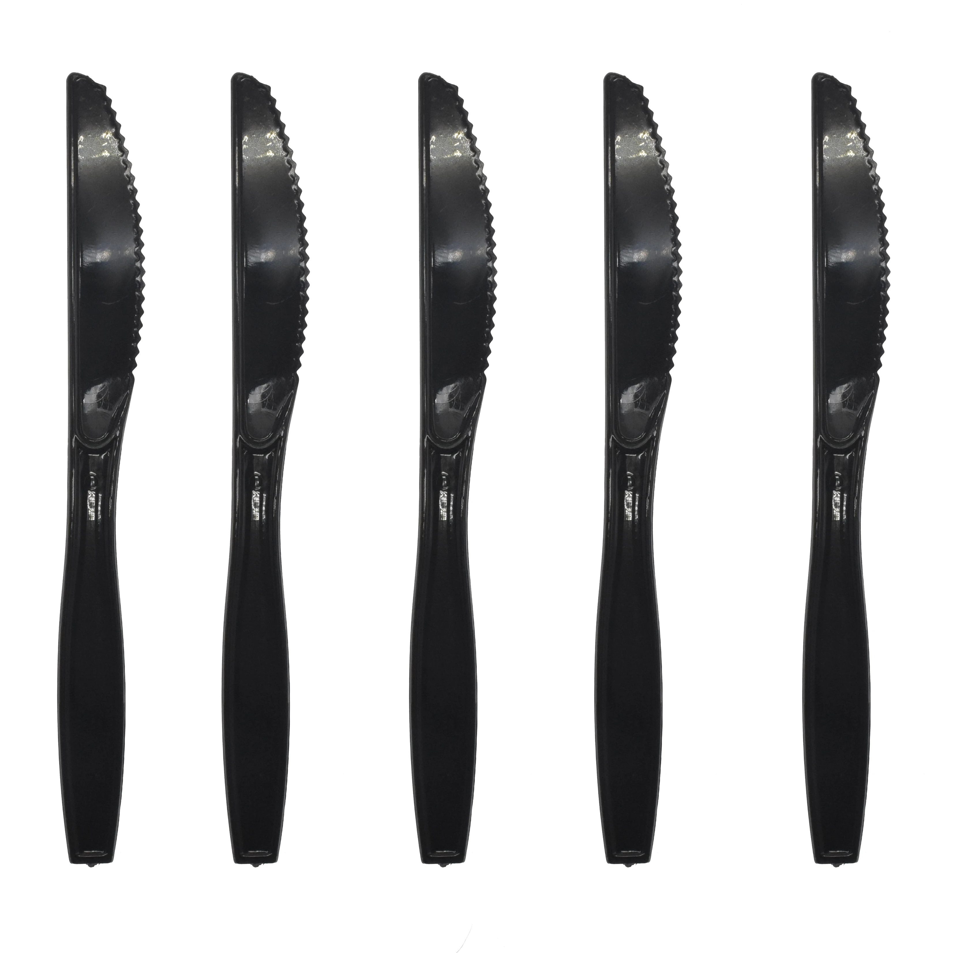 10pcs black knives