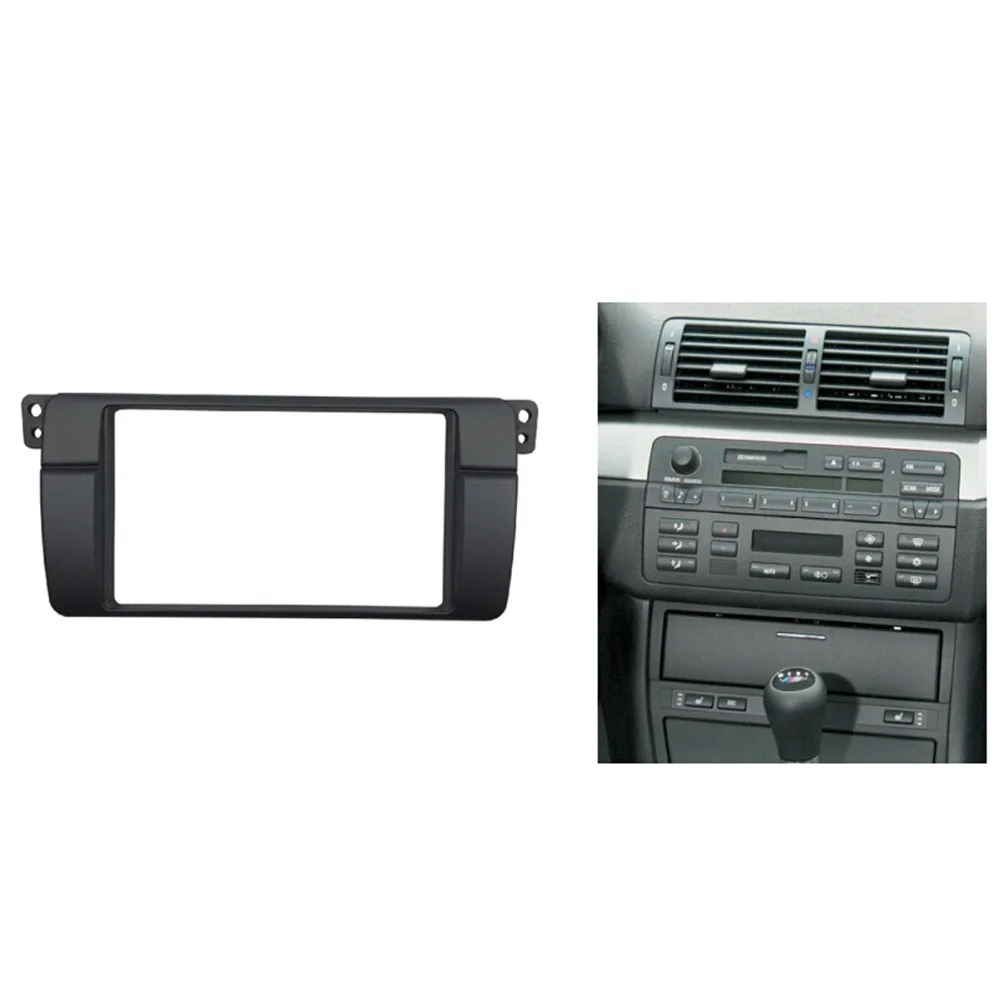 180*105 мм Открытие для BMW 3 серии E46 двойной Din Fascia Радио DVD стерео панель обшивка
