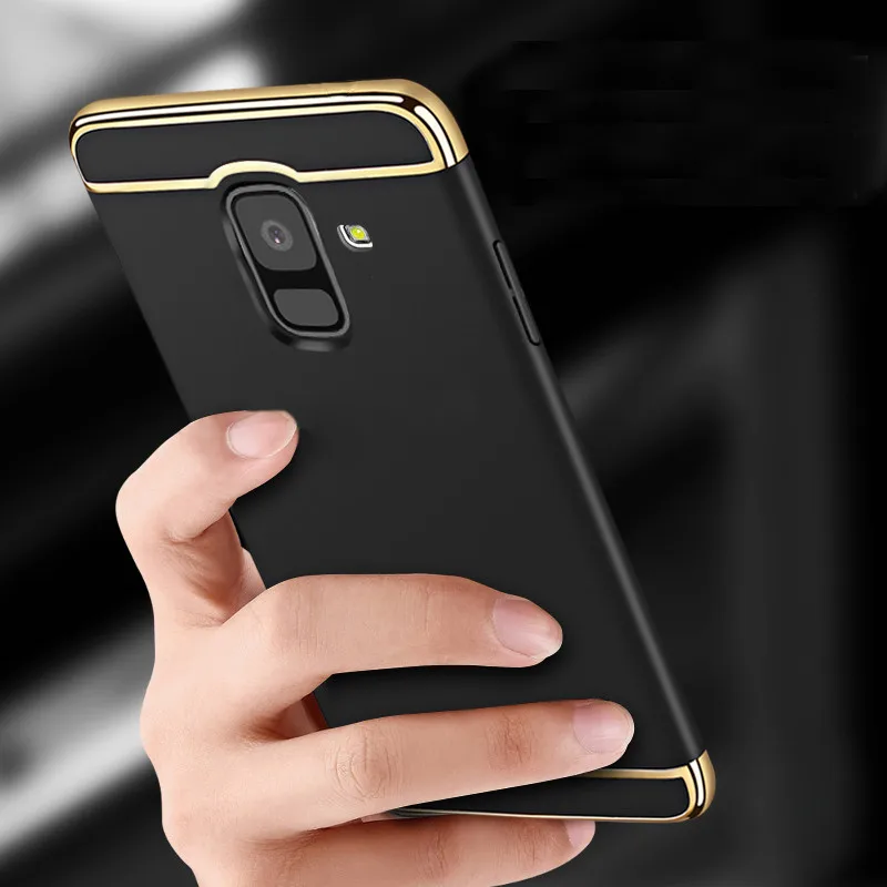 Корпус для Samsung Galaxy S10 S9 S8 plus S10E набор 3 в 1 твердая матовая пластиковая задняя