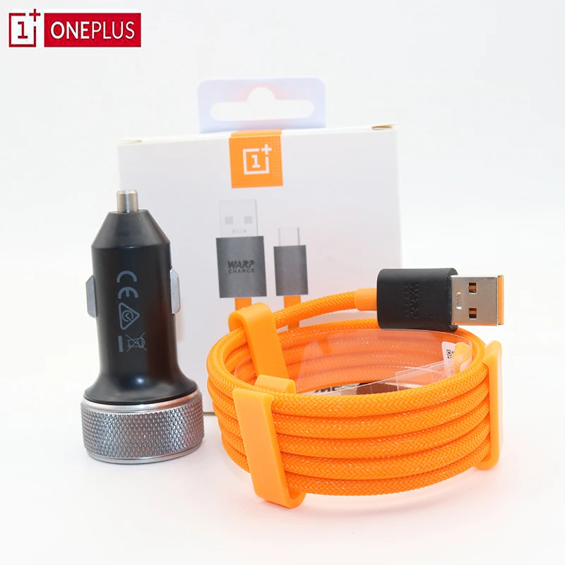 Автомобильное зарядное устройство OnePlus металлическая Зарядка для 60/6T/5T/5/3T/One Plus