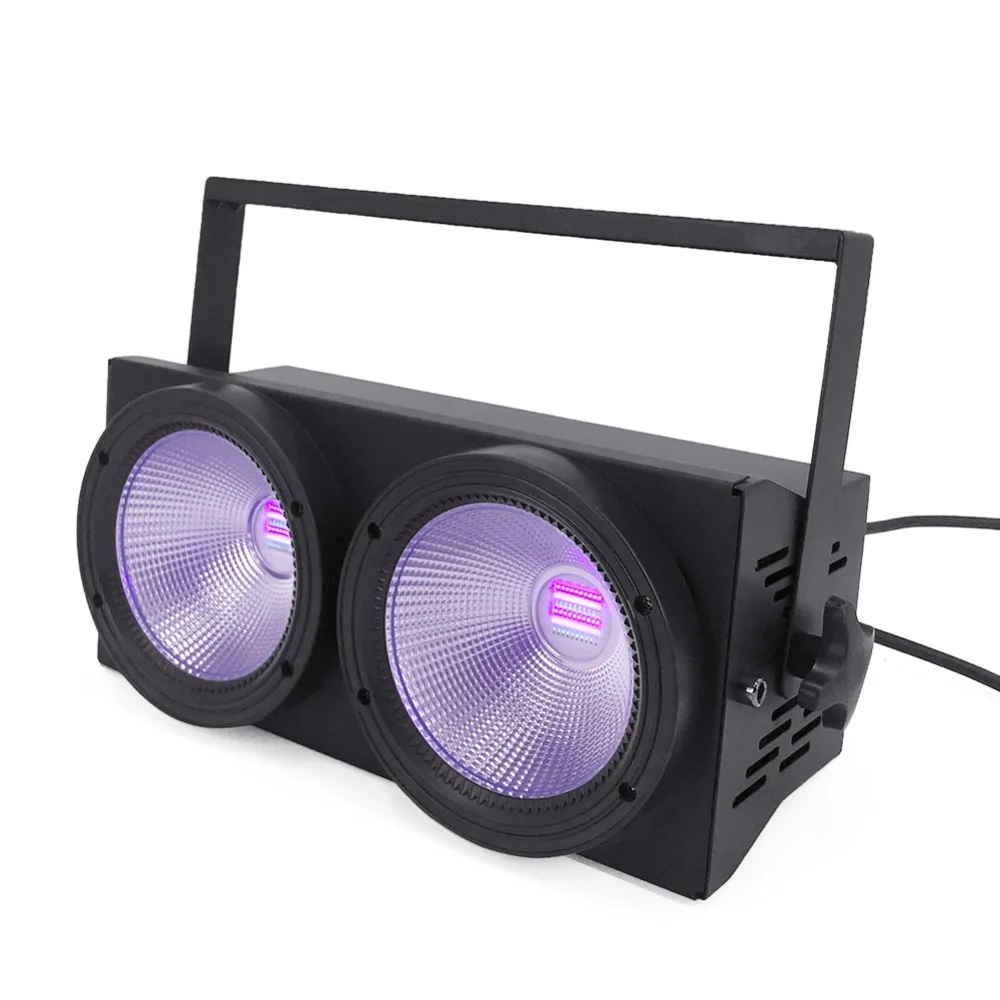 2x100 Вт Led COB Par Светильник s 200 Вт Светодиодный светильник для зрителей s RGBWA UV 6в1 теплый белый холодный белый светодиодный стробоскоп моющийся диско-dj светильник