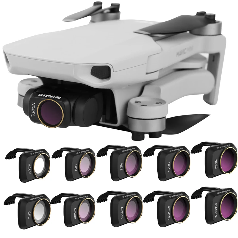 Фильтр для объектива камеры Sunnylife MCUV ND4 ND8 ND16 ND32 CPL ND/PL фильтры DJI Mavic Mini аксессуары