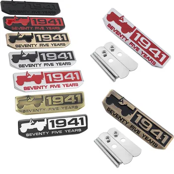 

Car Emblem Sticker Auto Grille Decal Styling for 1941 Metal Vehicle Decoration for Jeep Cherokee Grand Cherokee Wrangler Compass
