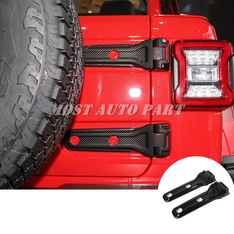 Задняя дверь запасная крышка шарнира шины отделка 4 шт. для Jeep Wrangler JL 2018 2019