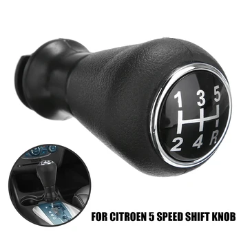 

5 Speed Gear Stick Shift Knob Manual Gear Shift Knob Car For CITROEN C1 C3 C4 For Peugeot 206 207 306 307