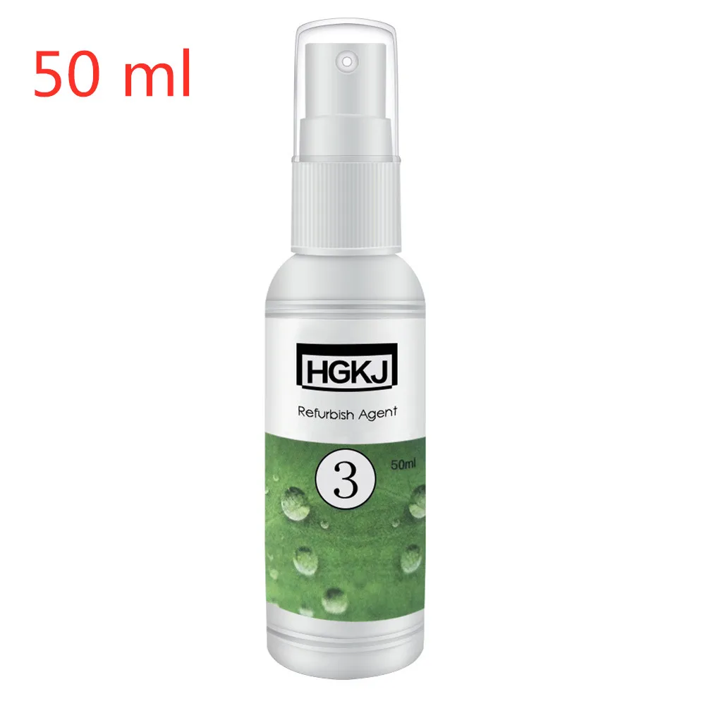 50 ml HGKJ-3, 20 мл/50 мл, кожаные сиденья для салона автомобиля, пластиковое техническое обслуживание, моющее средство для ремонта, очиститель, кожаная обувь для ухода за кожей - Цвет: 50 ml