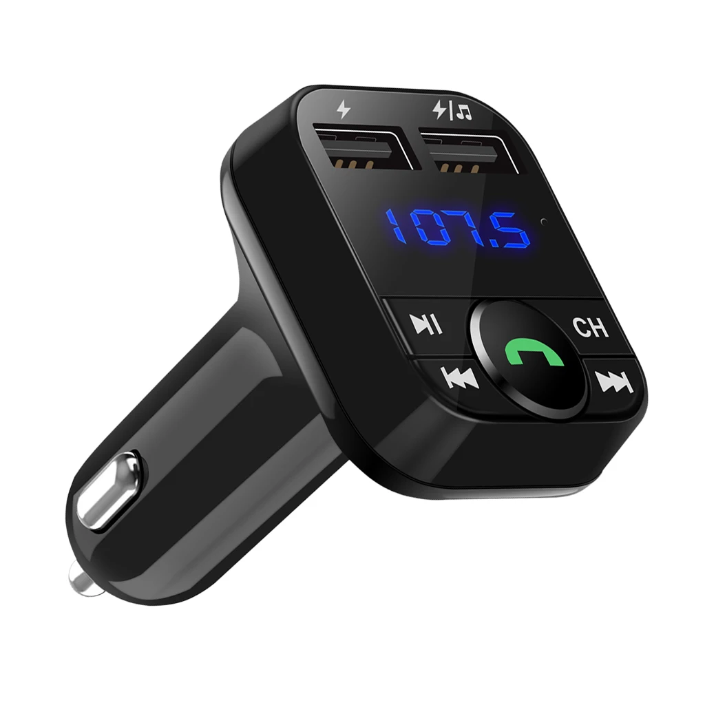 Hands-free автомобильный fm-передатчик 2 USB зарядное устройство адаптер mp3-плеер