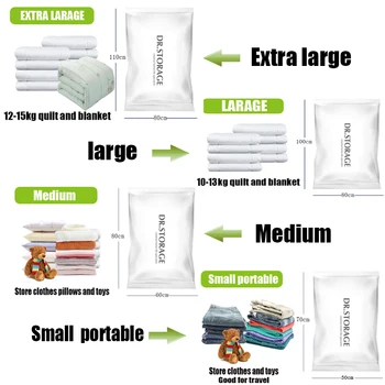 

Organizer Vacuum Bags Storage Bag For Clothes of Baskets Rangement Armario Transparent Ziplock Clear Organizador Bolsa Vacio