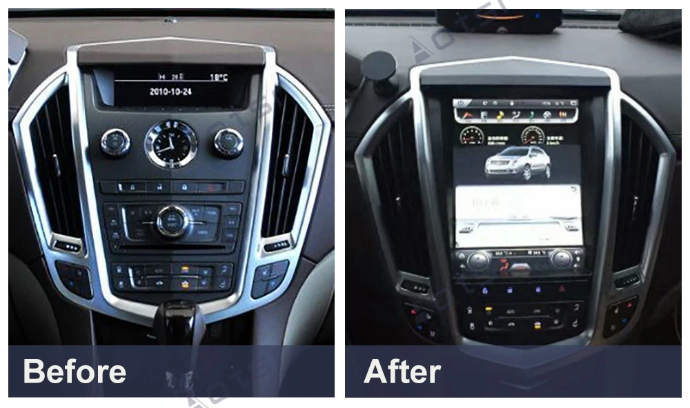 

Vertical screen Tesla Style PX6 Android 9.0 4+64GB Car Radio Player GPS Navigation For Cadillac SRX 2013 + Multimidia Unit DSP