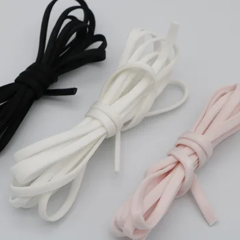 

10 meters 5MM Black White Nylon Elastic Band Shoulder Strap Hair Band Elastic Round Rope Sewing Accessories