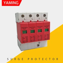 Surge Protector Device Series SPD 1-4P 10-20KA 20-40/30-60 Electric House Protective Low-Voltage Arrester Lightening Protection