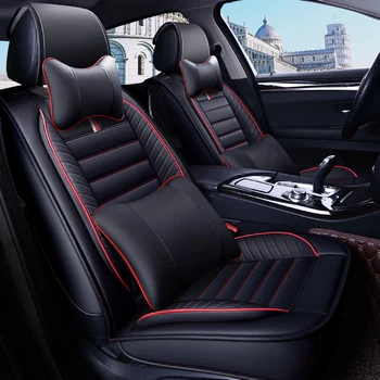 

PU Leather Auto Universal Car Seat Covers for mitsubishi asx eclipse cross galant l200 lancer 9 10 ex ix x montero