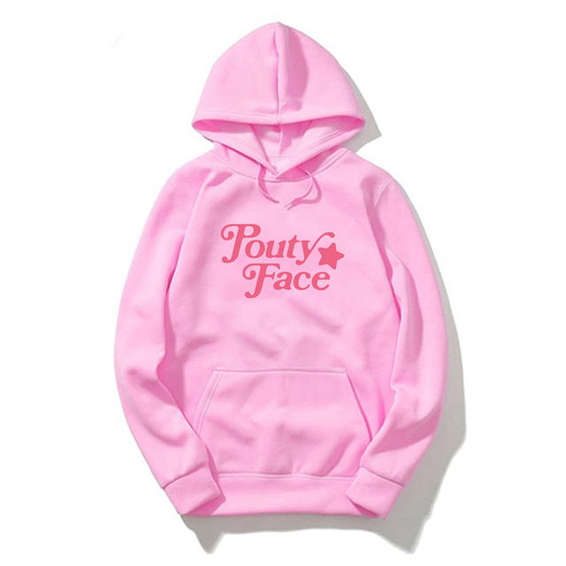 ADDISON RAE POUTY FACE THEMED HOODIE (13 VARIAN)