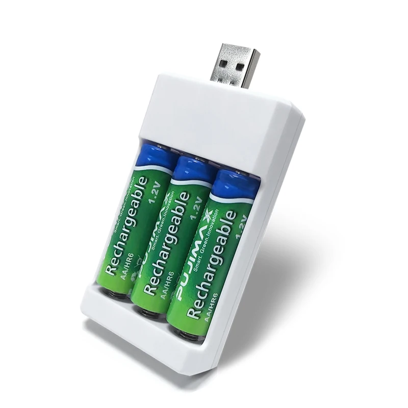 PUJIMAX 3-solt зарядное устройство с usb-разъемом зарядное устройство для аккумуляторов AA AAA универсальные аксессуары для электроинструментов PUJIMAX 3-solt зарядное устройство с usb-разъемом зарядное устройство для аккумуляторов AA AAA универсальные аксессуары для электроинструментов