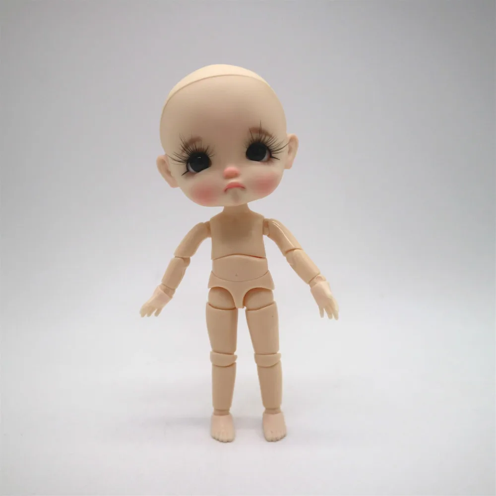 Sto куклы яйцо кукла голова Кастомизация 1/8 BJD куклы Ob голова DIY Ob 11 голова куклы - Цвет: doll with eyelash