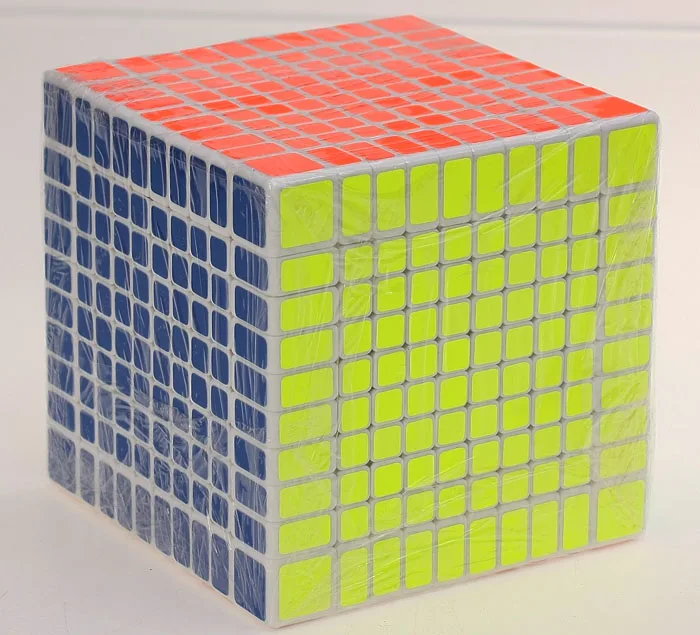Shengshou 10x10x10 куб 10,2 см волшебный куб, головоломка, 10 слоев 10x10 волшебный куб cubo подарок образовательные игрушки, Прямая поставка