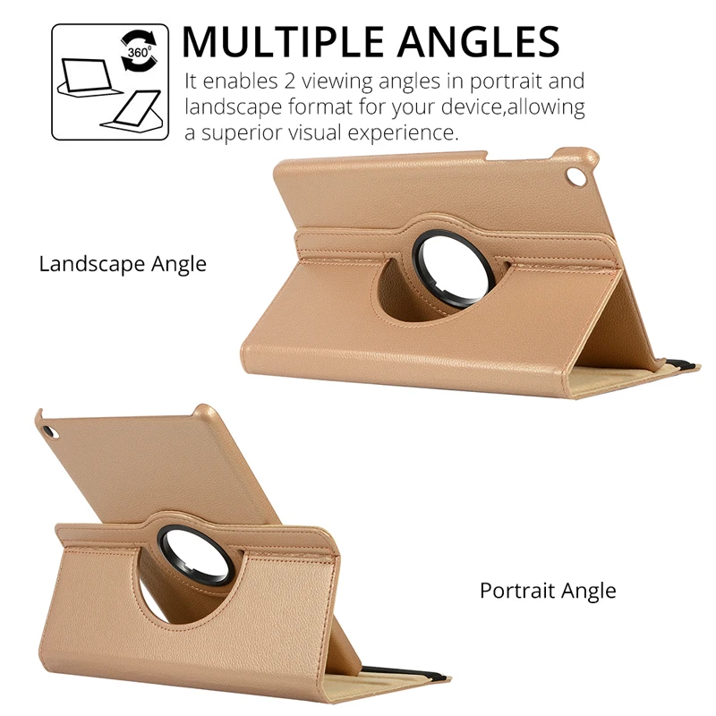 360 Rotating Case for Samsung Galaxy Tab A 10.1 2019 T510 S5E 10.5 T720 T590 T580 T290 S6 Lite 10.4 P610 S7 11 2020 T870 A7 T500-5