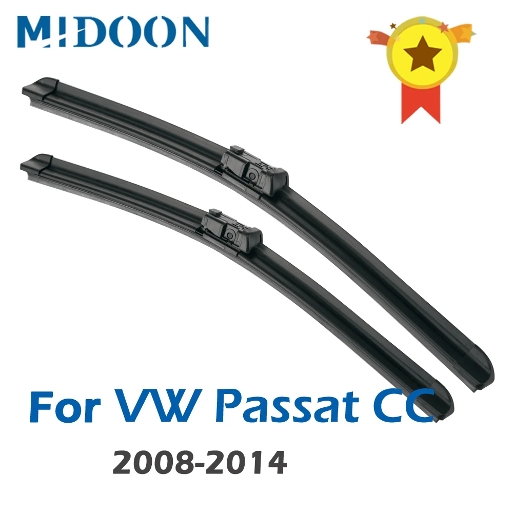 Щетки стеклоочистителя MIDOON для VW Passat CC Fit Нажимные кнопки 2008 2009 2010 2011 2012 2013