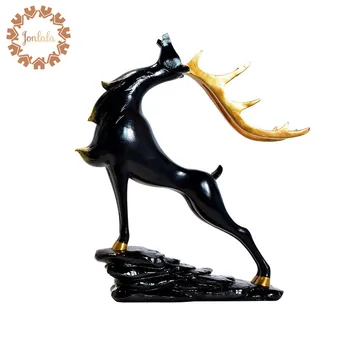

Elegant Lucky Deer Xmas Milu Deer Decor Resin Ornaments Desktop Decoration Best Christmas Decor Gift, Free Shipping