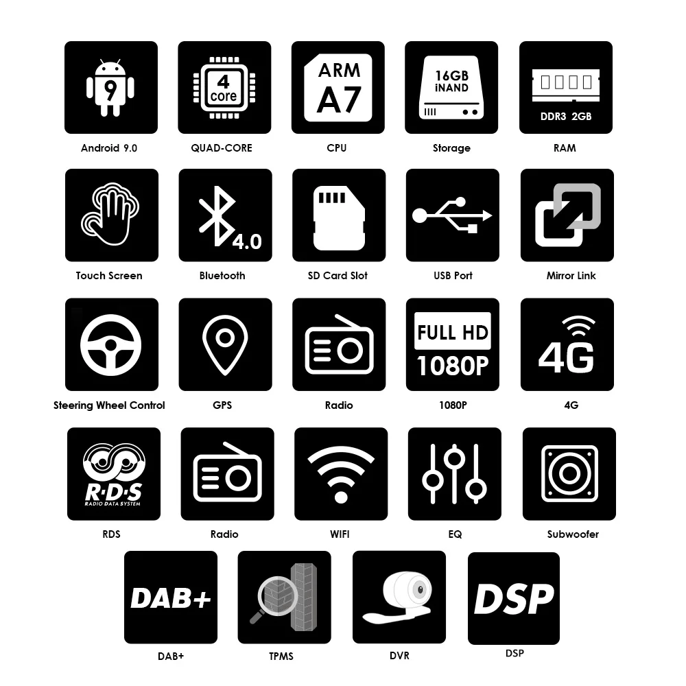 Германия склады " Android 9 автомобильный Радио gps навигация для Skoda Octavia Golf 5 6 touran passat B6 Polo Tiguan RDS